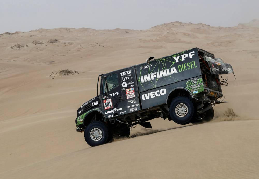 IVECO se mantiene en el podio de la general del Dakar 2018